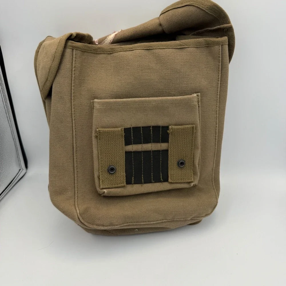 Marvel Captain Marvel Canvas Messenger Bag Khaki Tan Crossbody Satchel Star Logo